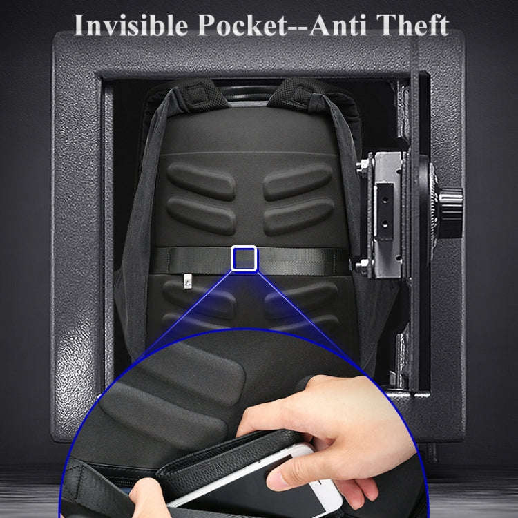 Bopai 851-010128 Business Anti-theft Waterproof Large Capacity Double Shoulder Bag,with USB Charg...