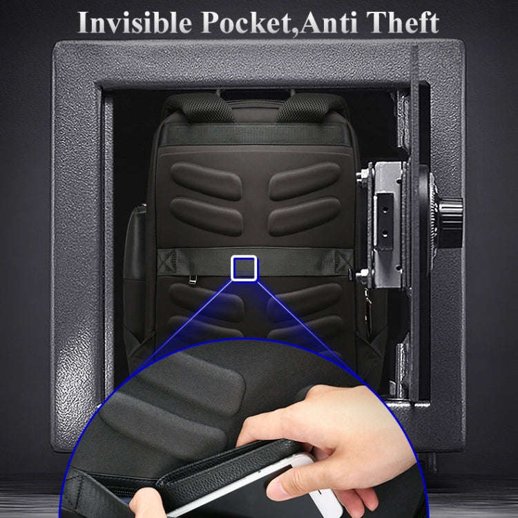 Bopai 851-014211 Business Anti-theft Waterproof Three-layer Large Capacity Double Shoulder Bag,wi...