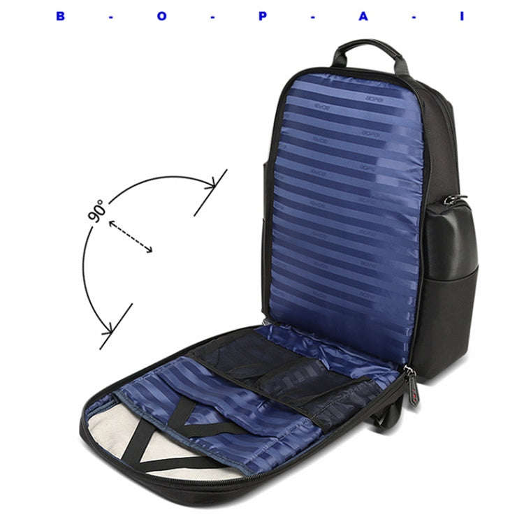 Bopai 851-014211 Business Anti-theft Waterproof Three-layer Large Capacity Double Shoulder Bag,wi...