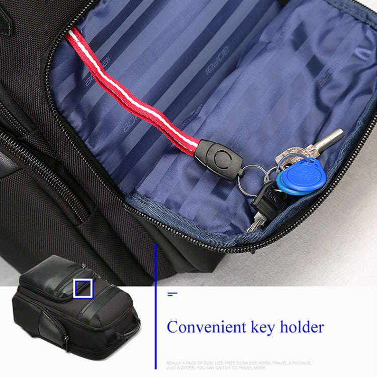 Bopai 851-014211 Business Anti-theft Waterproof Three-layer Large Capacity Double Shoulder Bag,wi...