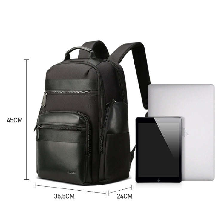 Bopai 851-014211 Business Anti-theft Waterproof Three-layer Large Capacity Double Shoulder Bag,wi...
