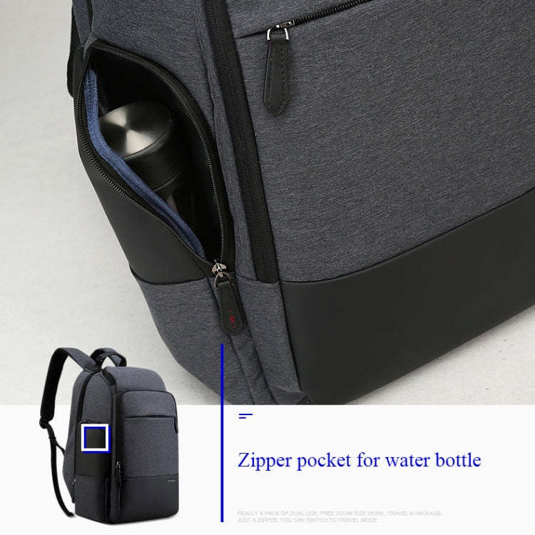 Bopai 851-014518 Business Waterproof Three-layer Large Capacity Double Shoulder Bag,with USB Char...