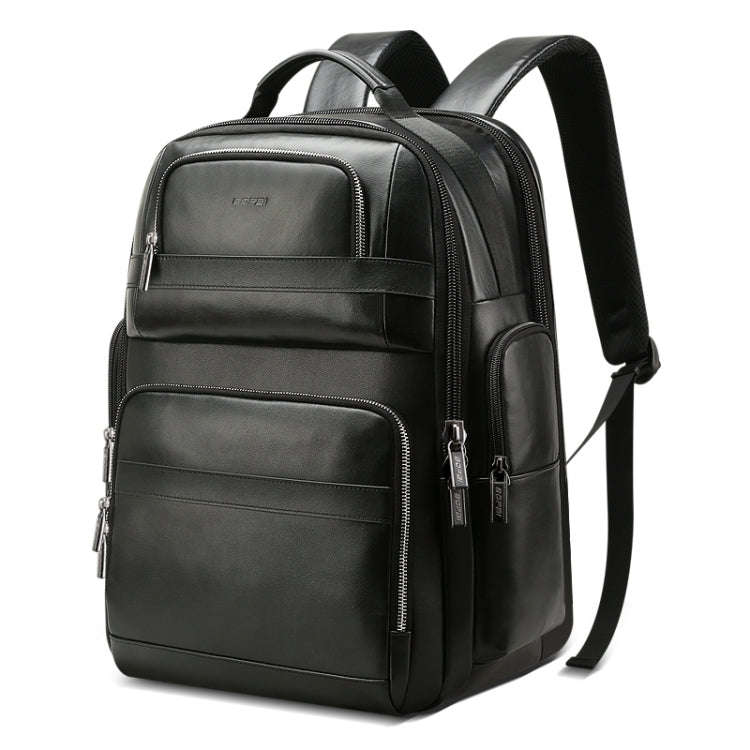 Bopai 851-019811 Large Capacity Anti-theft Waterproof Leathar Backpack Laptop Tablet Bag for 15.6...