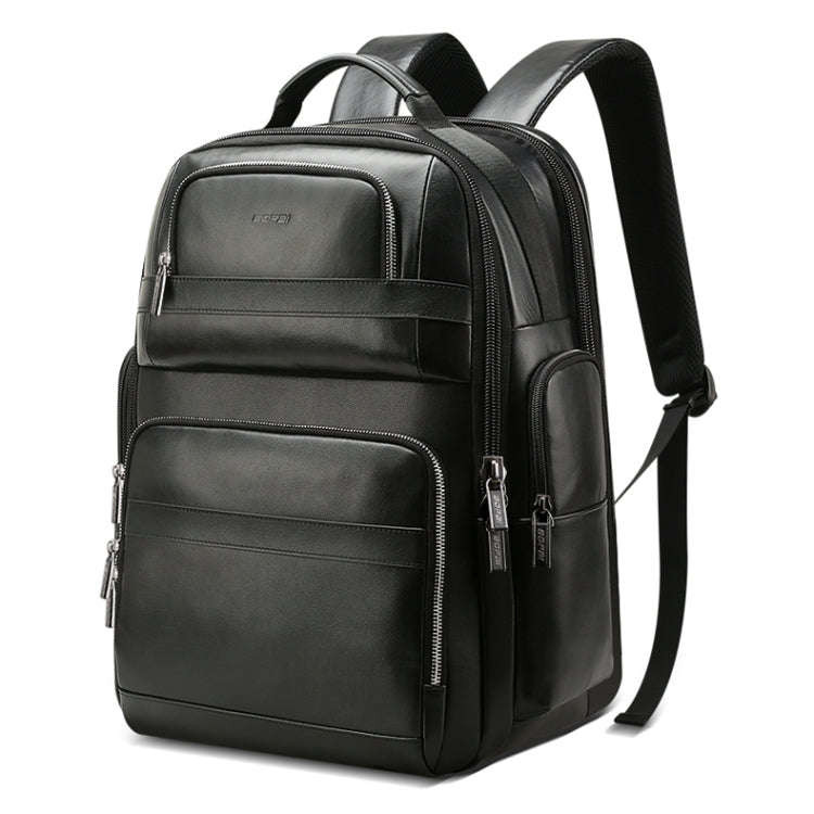Bopai 851-019811 Large Capacity Anti-theft Waterproof Leathar Backpack Laptop Tablet Bag for 15.6...