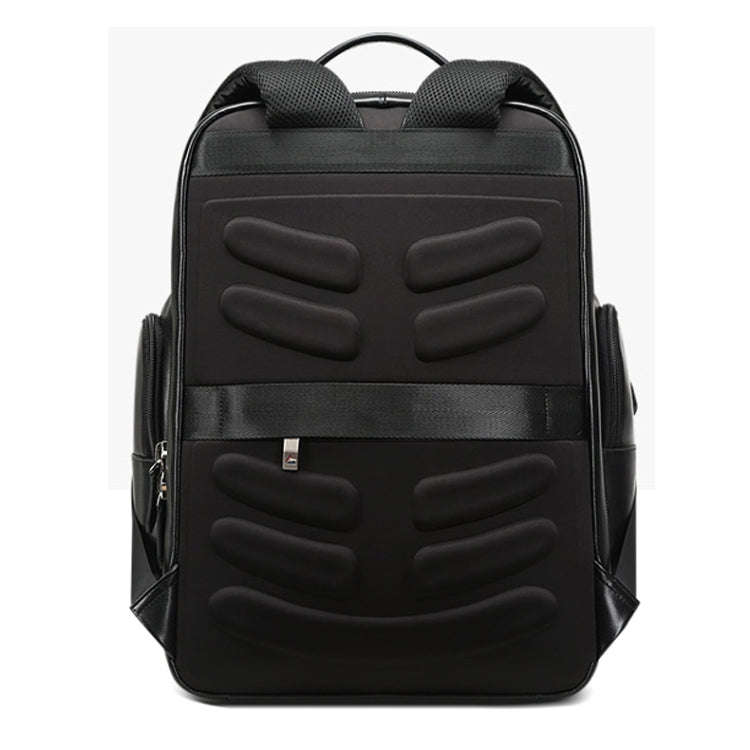 Bopai 851-019811 Large Capacity Anti-theft Waterproof Leathar Backpack Laptop Tablet Bag for 15.6...