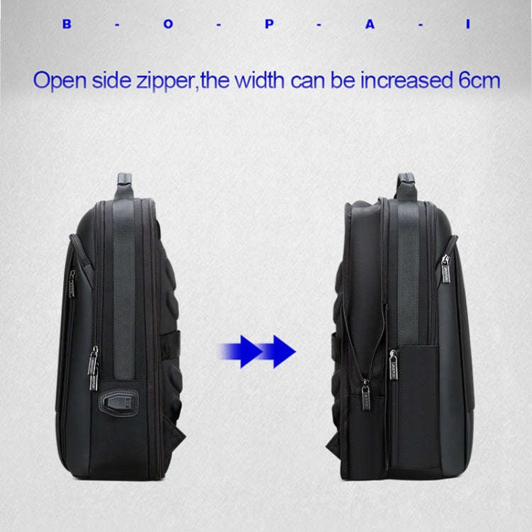 Bopai 61-07311 Large Capacity Anti-theft Waterproof Backpack Laptop Tablet Bag for 15.6 inch and ...