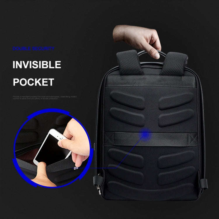 Bopai 751-006431 Business Waterproof Anti-theft Large Capacity Double Shoulder Bag,with USB Charg...