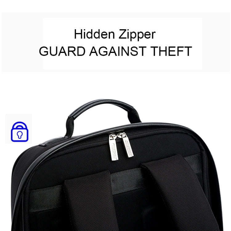 Bopai 751-006431 Business Waterproof Anti-theft Large Capacity Double Shoulder Bag,with USB Charg...