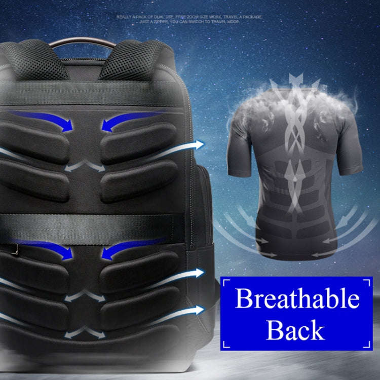 Bopai 851-008821 Outdoor Breathable Waterproof Anti-theft Large Capacity Double Shoulder Bag,with...