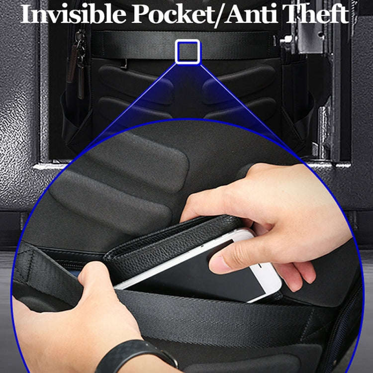 Bopai 851-008821 Outdoor Breathable Waterproof Anti-theft Large Capacity Double Shoulder Bag,with...