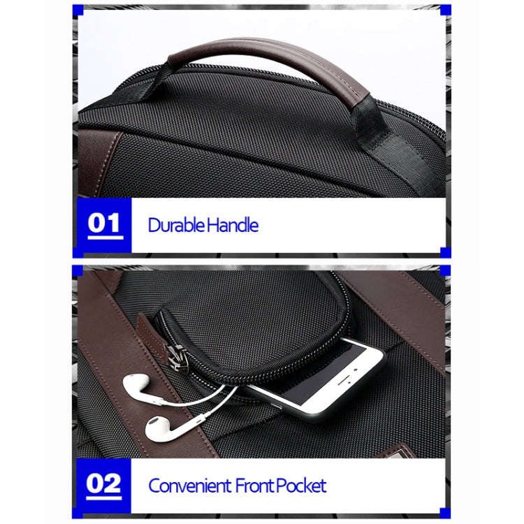 Bopai 851-008821 Outdoor Breathable Waterproof Anti-theft Large Capacity Double Shoulder Bag,with...