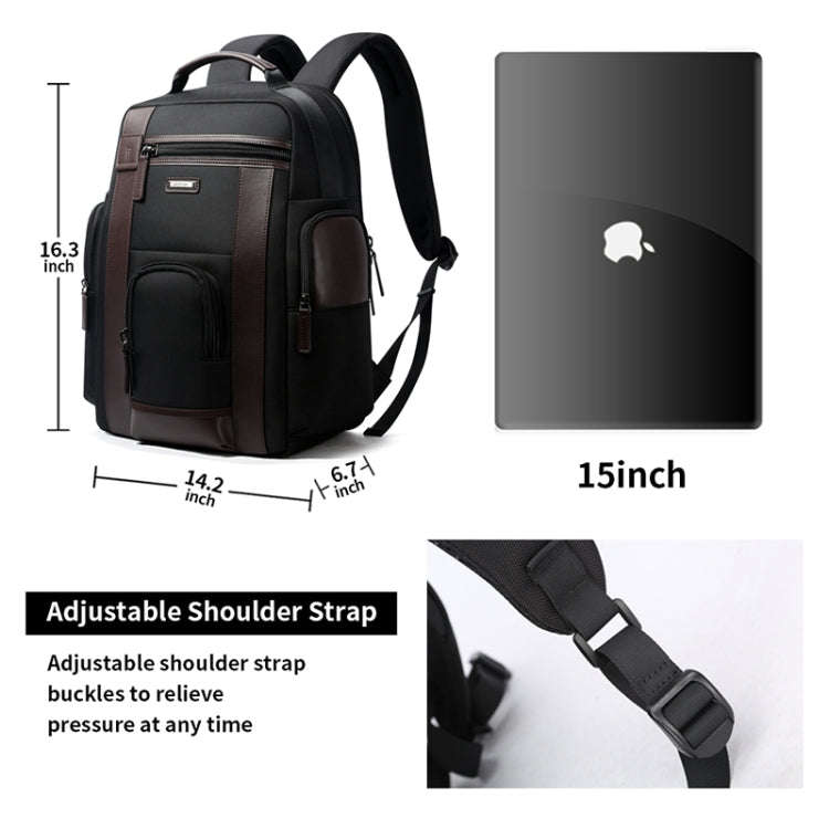 Bopai 851-008821 Outdoor Breathable Waterproof Anti-theft Large Capacity Double Shoulder Bag,with...