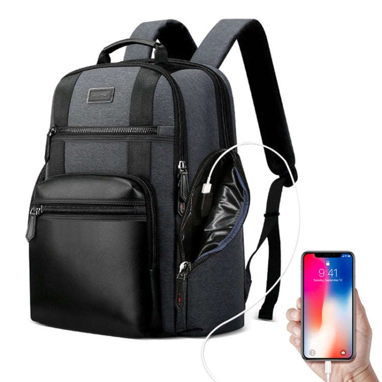 Bopai 851-014318 Fashion Outdoor Breathable Waterproof Anti-theft Three-layer Large Capacity Doub...