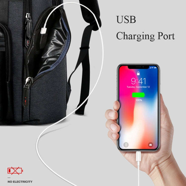 Bopai 851-014318 Fashion Outdoor Breathable Waterproof Anti-theft Three-layer Large Capacity Doub...