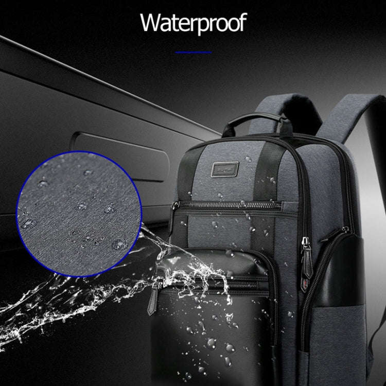 Bopai 851-014318 Fashion Outdoor Breathable Waterproof Anti-theft Three-layer Large Capacity Doub...