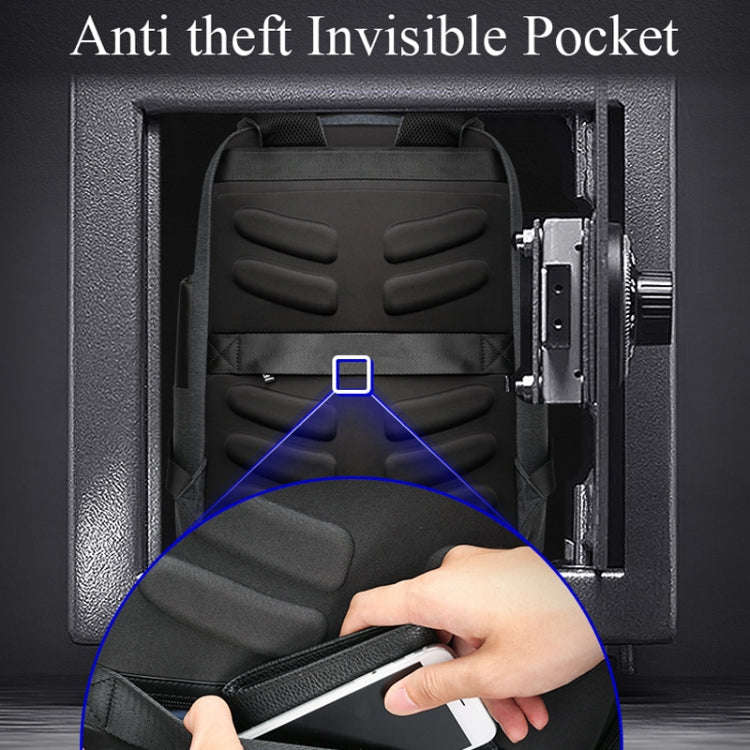 Bopai 851-014318 Fashion Outdoor Breathable Waterproof Anti-theft Three-layer Large Capacity Doub...