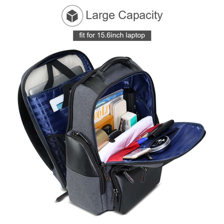 Bopai 851-014318 Fashion Outdoor Breathable Waterproof Anti-theft Three-layer Large Capacity Doub...