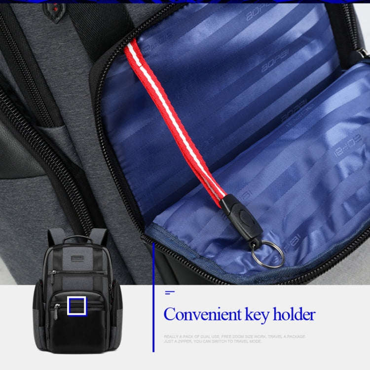 Bopai 851-014318 Fashion Outdoor Breathable Waterproof Anti-theft Three-layer Large Capacity Doub...