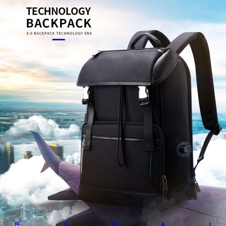 Bopai 61-00511 Travel Breathable Waterproof Anti-theft Backpack, Size: 31x19x43cm(Black)