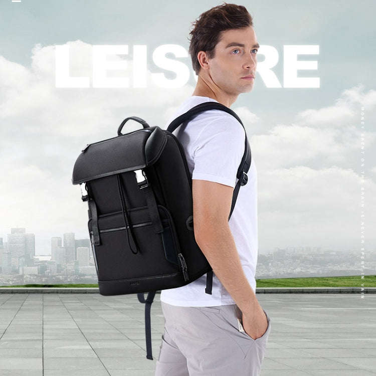 Bopai 61-00511 Travel Breathable Waterproof Anti-theft Backpack, Size: 31x19x43cm(Black)