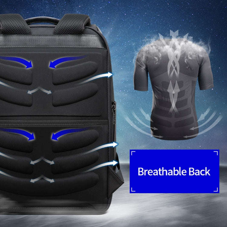 Bopai 61-00511 Travel Breathable Waterproof Anti-theft Backpack, Size: 31x19x43cm(Black)