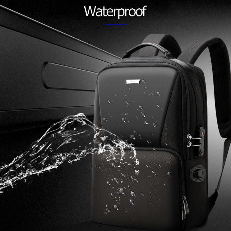 Bopai 61-02511 Business Travel Breathable Waterproof Anti-theft Man Backpack, Size: 30x15x44cm(Bl...