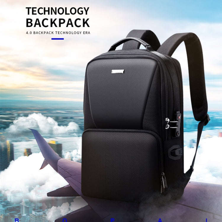 Bopai 61-02511 Business Travel Breathable Waterproof Anti-theft Man Backpack, Size: 30x15x44cm(Bl...