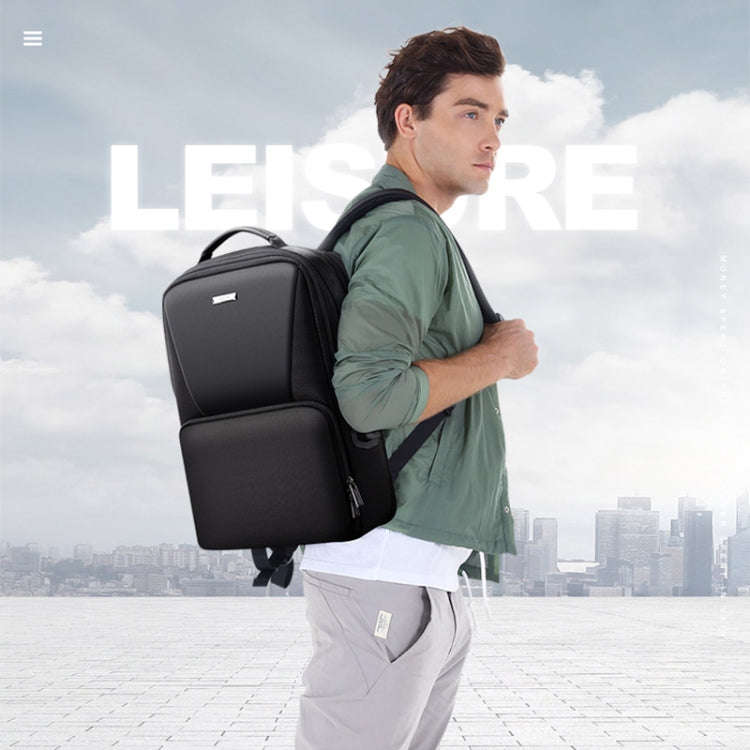 Bopai 61-02511 Business Travel Breathable Waterproof Anti-theft Man Backpack, Size: 30x15x44cm(Bl...
