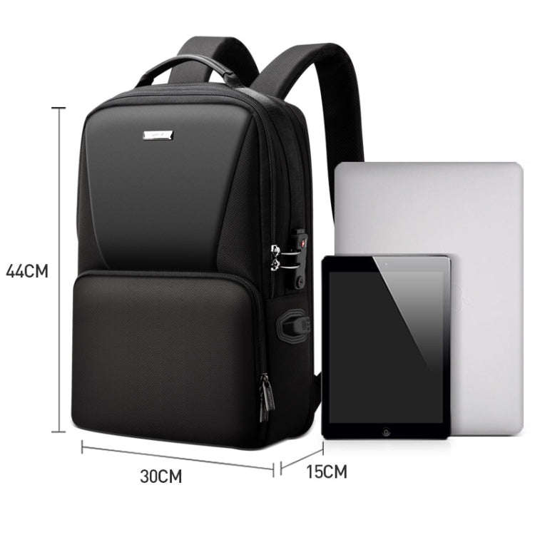 Bopai 61-02511 Business Travel Breathable Waterproof Anti-theft Man Backpack, Size: 30x15x44cm(Bl...