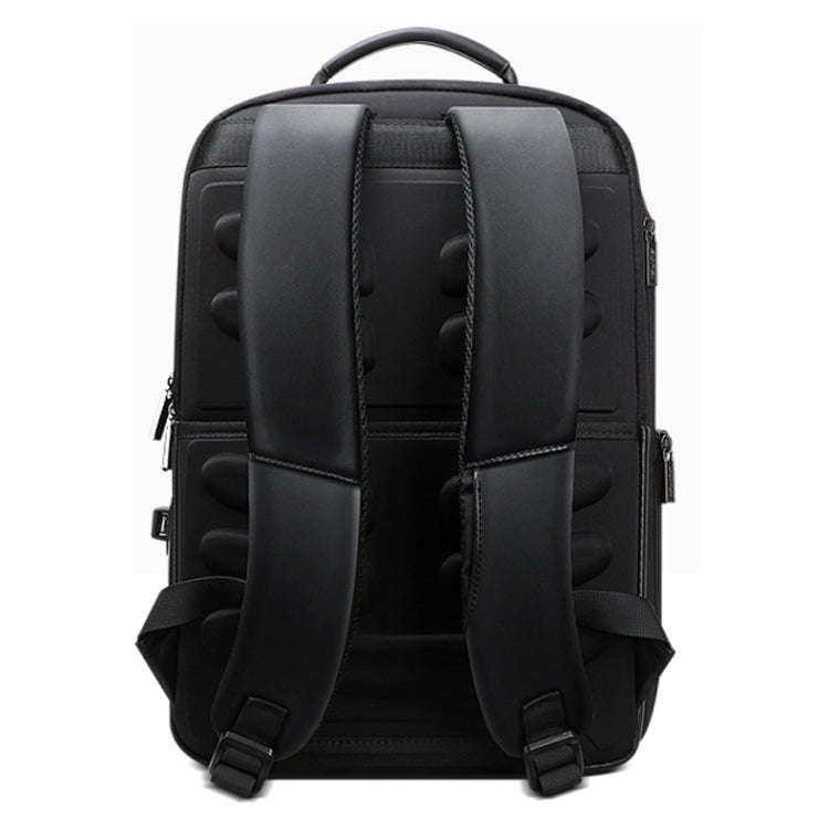 Bopai 851-024011 Top-grain Leather Business Breathable Anti-theft Man Backpack, Size: 28x18x42cm(...