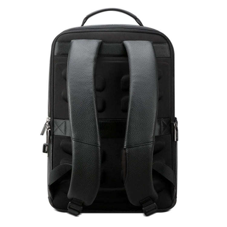 Bopai 851-036611 Large Capacity Top-grain leather Business Breathable Man Backpack, Size: 30x12x4...