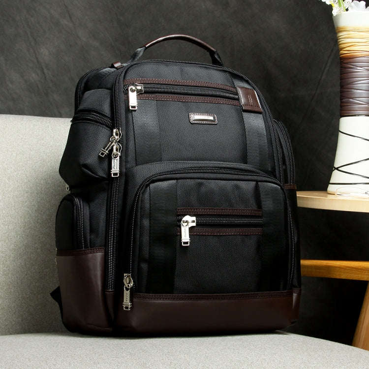 Bopai 11-85301 15.6 inch Large Capacity Multi-layer Zipper Bag Design Breathable Laptop Backpack,...