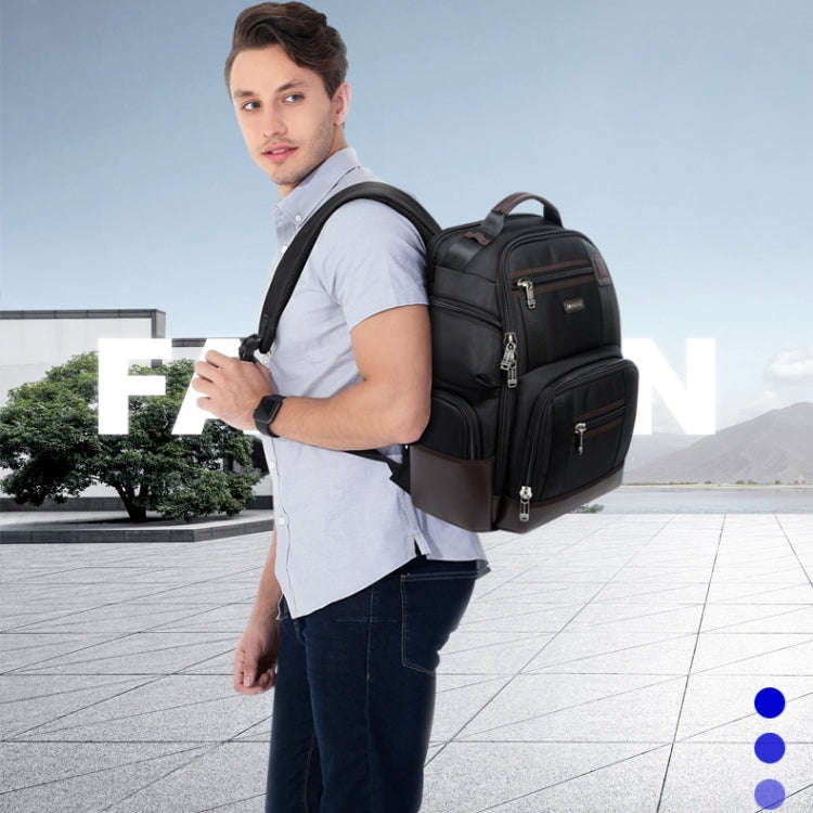 Bopai 11-85301 15.6 inch Large Capacity Multi-layer Zipper Bag Design Breathable Laptop Backpack,...