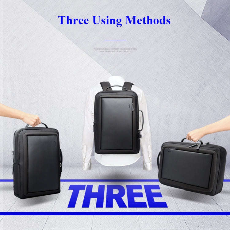 Bopai 751-006551 Large Capacity Business Casual Breathable Laptop Backpack with External USB Inte...