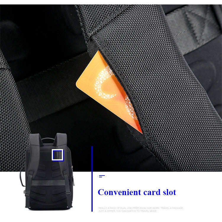 Bopai 751-006551 Large Capacity Business Casual Breathable Laptop Backpack with External USB Inte...