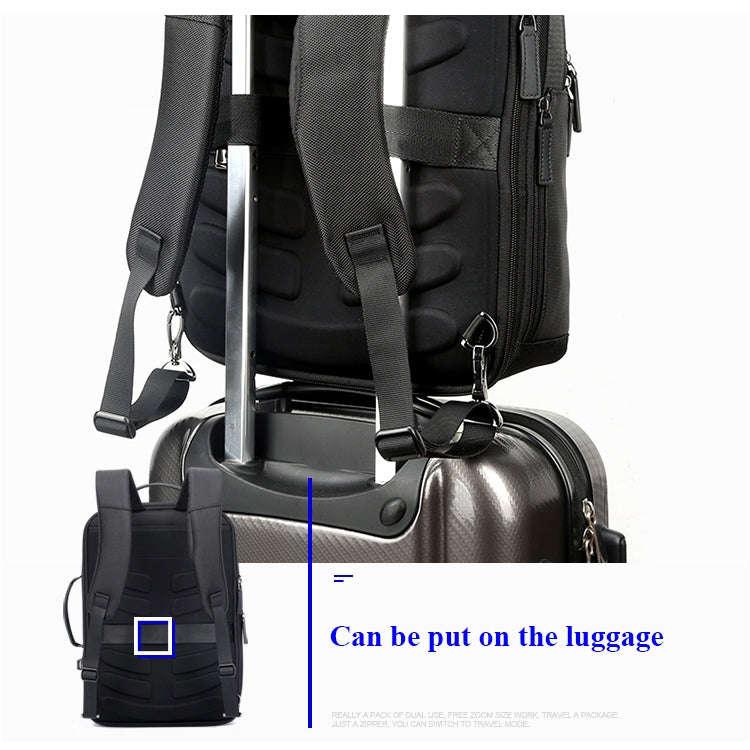 Bopai 751-006551 Large Capacity Business Casual Breathable Laptop Backpack with External USB Inte...