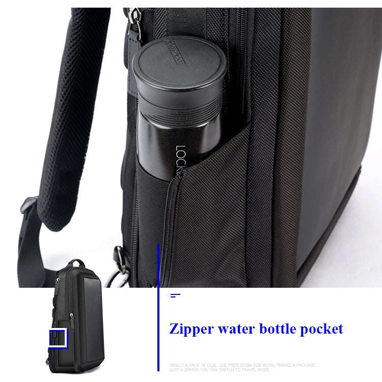 Bopai 751-006551 Large Capacity Business Casual Breathable Laptop Backpack with External USB Inte...