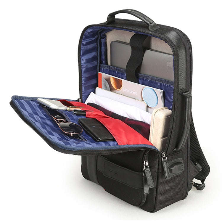 Bopai 751-006561 Large Capacity Business Casual Breathable Laptop Backpack with External USB Inte...