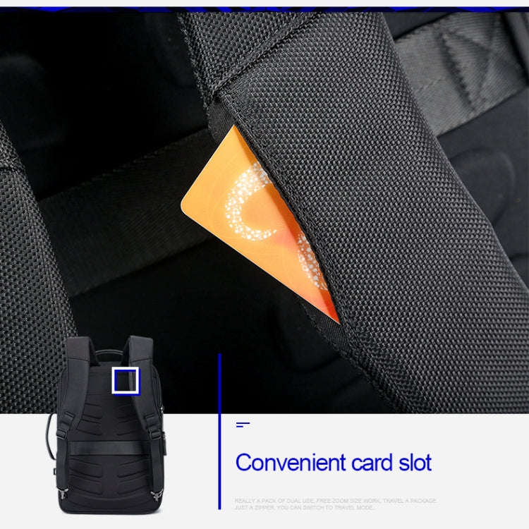 Bopai 751-006561 Large Capacity Business Casual Breathable Laptop Backpack with External USB Inte...