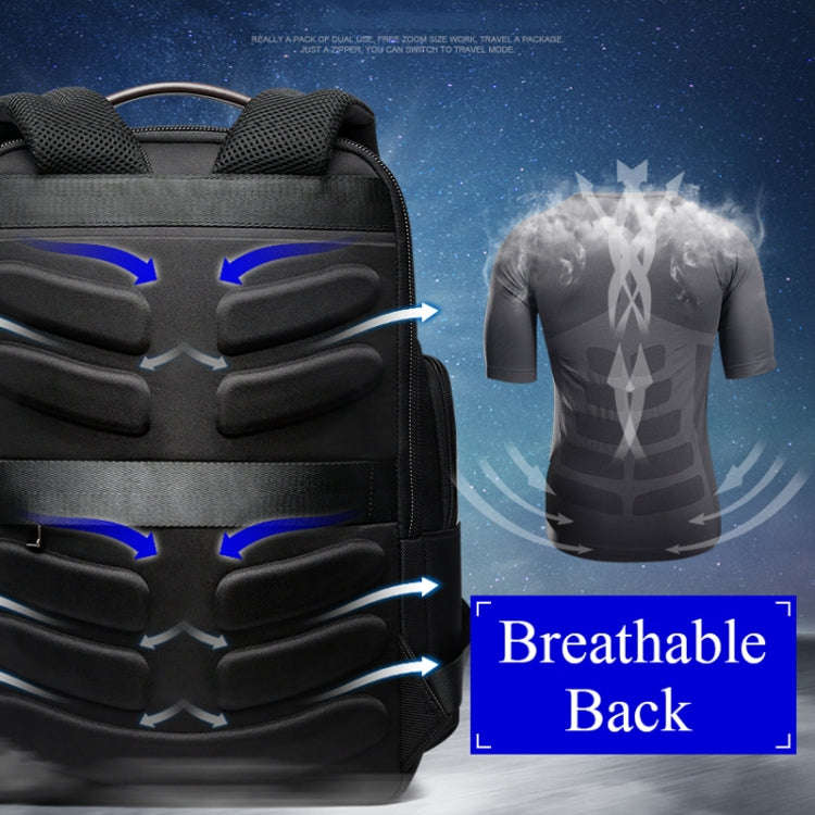 Bopai 751-007301 Business Anti-theft Waterproof Large Capacity Double Shoulder Bag,with USB Charg...