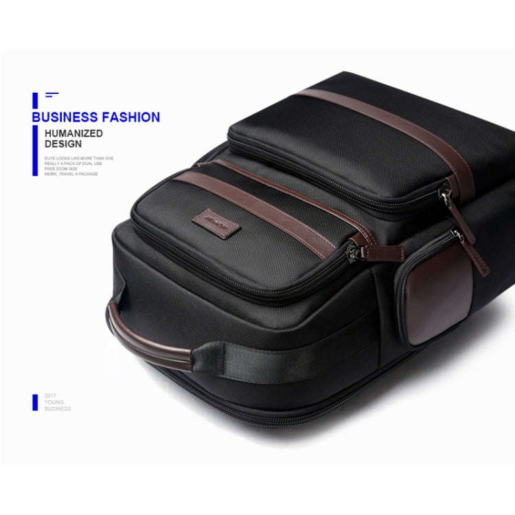 Bopai 751-007301 Business Anti-theft Waterproof Large Capacity Double Shoulder Bag,with USB Charg...