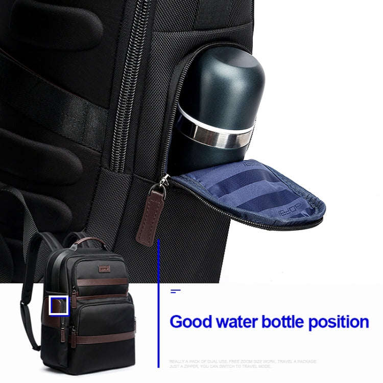 Bopai 751-007301 Business Anti-theft Waterproof Large Capacity Double Shoulder Bag,with USB Charg...
