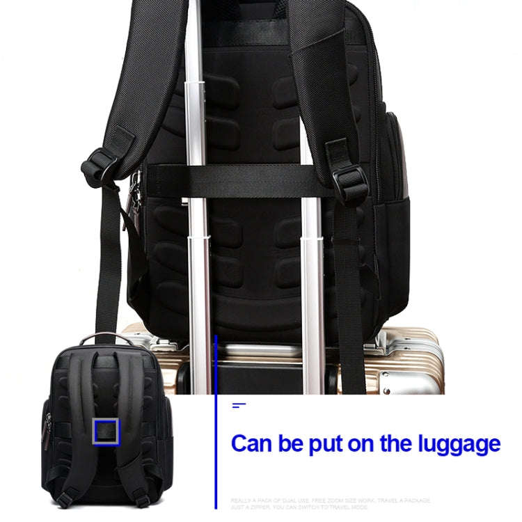 Bopai 751-007301 Business Anti-theft Waterproof Large Capacity Double Shoulder Bag,with USB Charg...