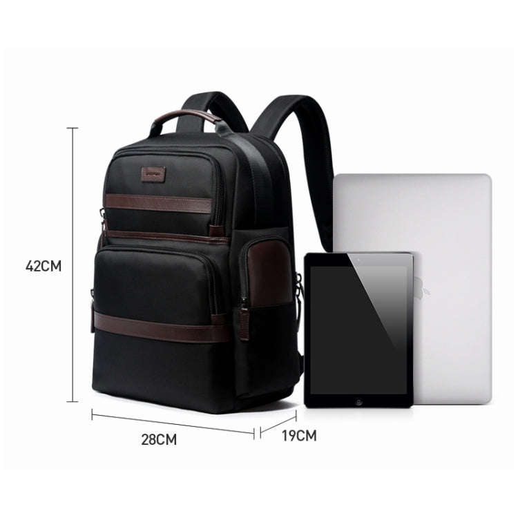 Bopai 751-007301 Business Anti-theft Waterproof Large Capacity Double Shoulder Bag,with USB Charg...