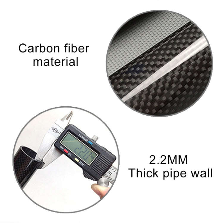 TOSEEK 3K Carbon Fiber Mountain Bike Road Bike Bicycle Seat Tube Seatpost Seat Fitting Seat Pole ...