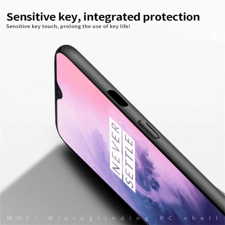 MOFI Frosted PC Ultra-thin Hard Case for OnePlus 7 (Gold)