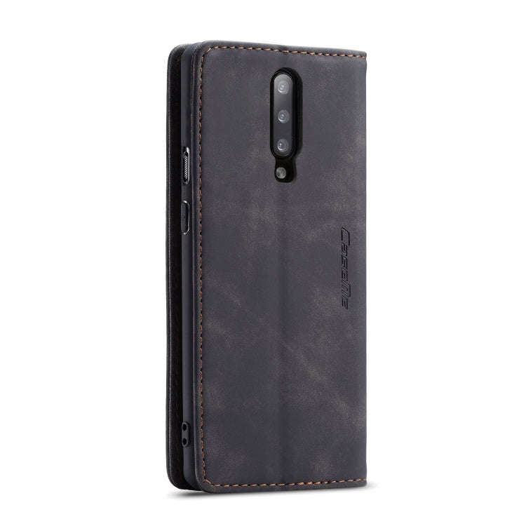 CaseMe-013 Multifunctional Retro Frosted Horizontal Flip Leather Case for OnePlus 7 Pro, with Car...