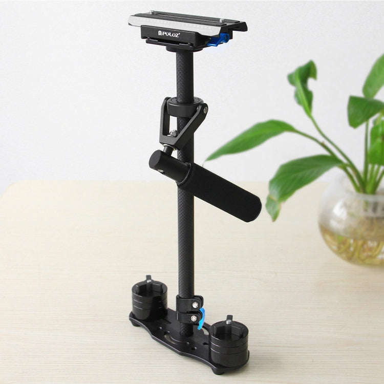 PULUZ 38.5-61cm Carbon Fibre Handheld Stabilizer for DSLR & DV Digital Video & Cameras, Load Rang...