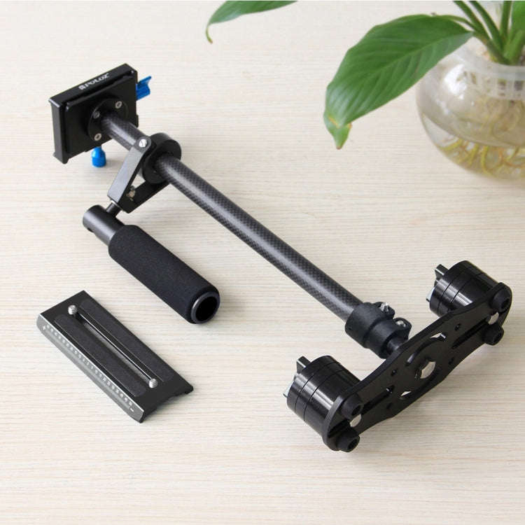 PULUZ 38.5-61cm Carbon Fibre Handheld Stabilizer for DSLR & DV Digital Video & Cameras, Load Rang...