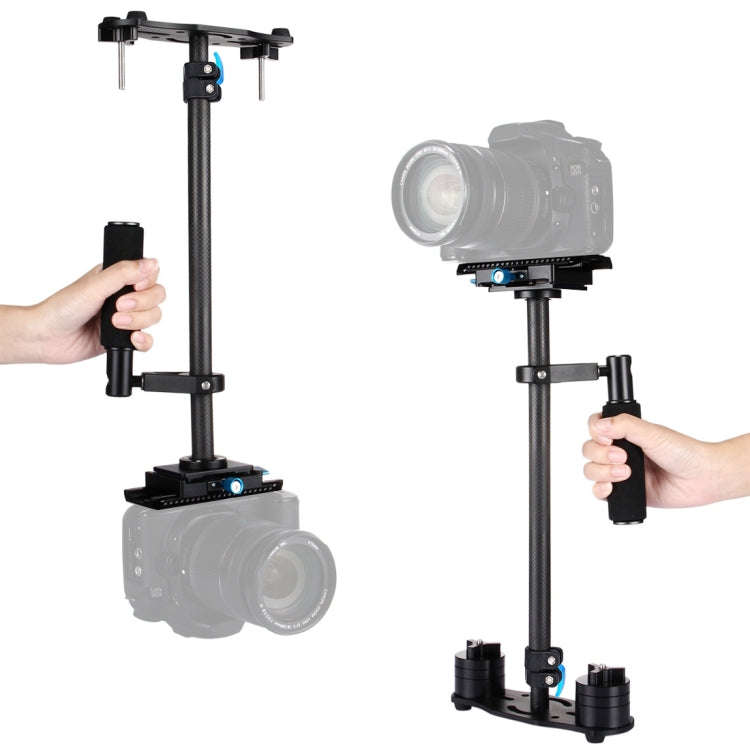 PULUZ 38.5-61cm Carbon Fibre Handheld Stabilizer for DSLR & DV Digital Video & Cameras, Load Rang...